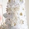 Glitzhome® 32" Elegant Snowflake Ribbon Christmas Bows, 9ct.